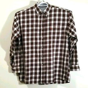 George Strait Men's Shirt Plaid Button Up Size XXL